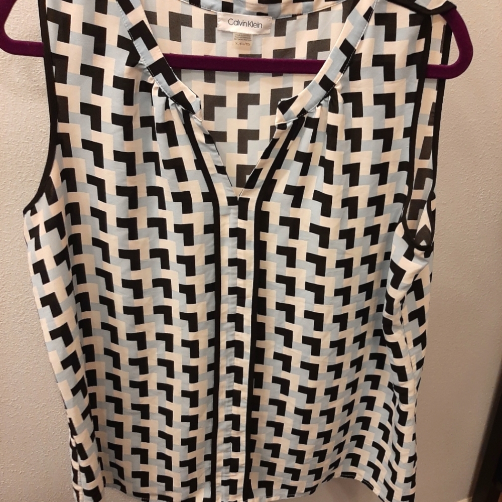 Calvin Klein XL Sleeveless Blouse